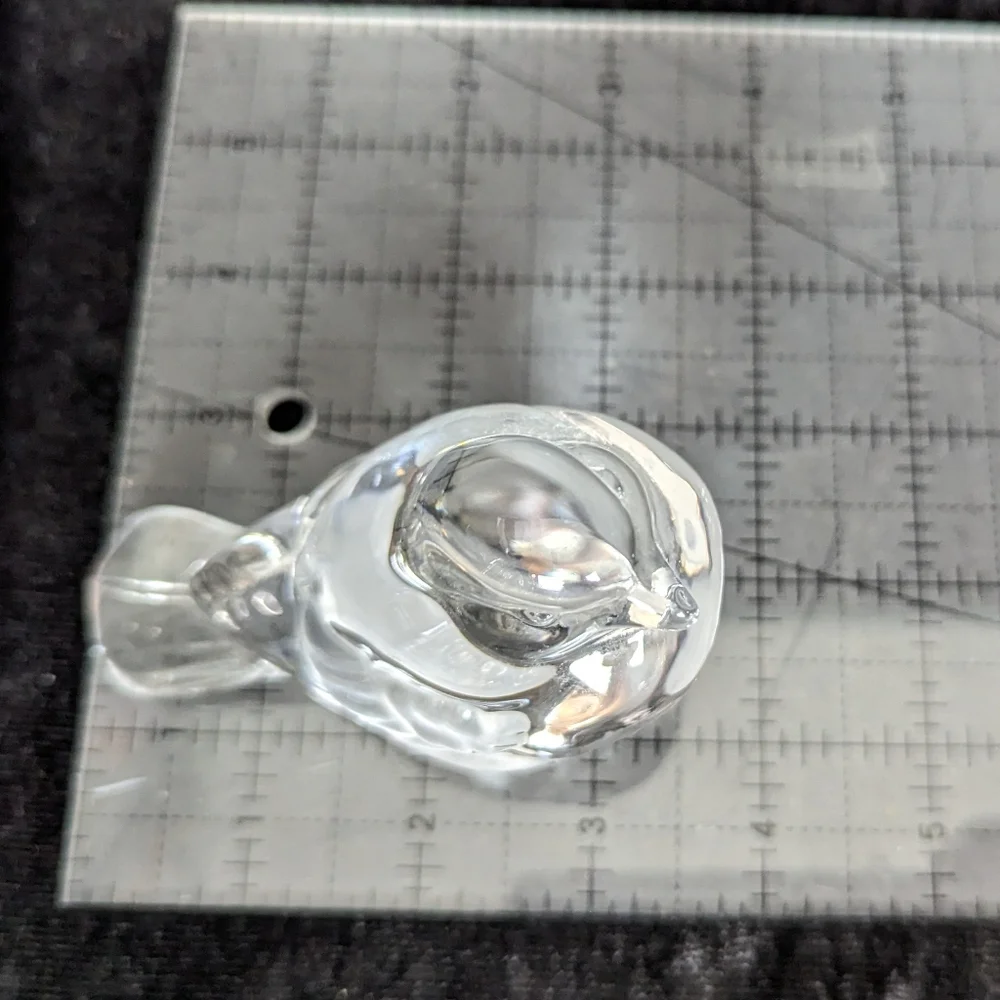 Fenton Clear Glass Bird - Picture 4 of 5